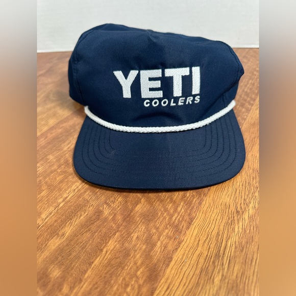 Yeti | Accessories | Yeti Coolers Adjustable Rope Navy Blue Trucker Hat ...